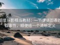 把星辰影视当教材：一节课讲图表的叙事性，顺便给一个清晰定义