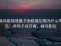 蜂鸟影院场景下伪权威引用为什么常见：用例子拆开看，蜂鸟影阮